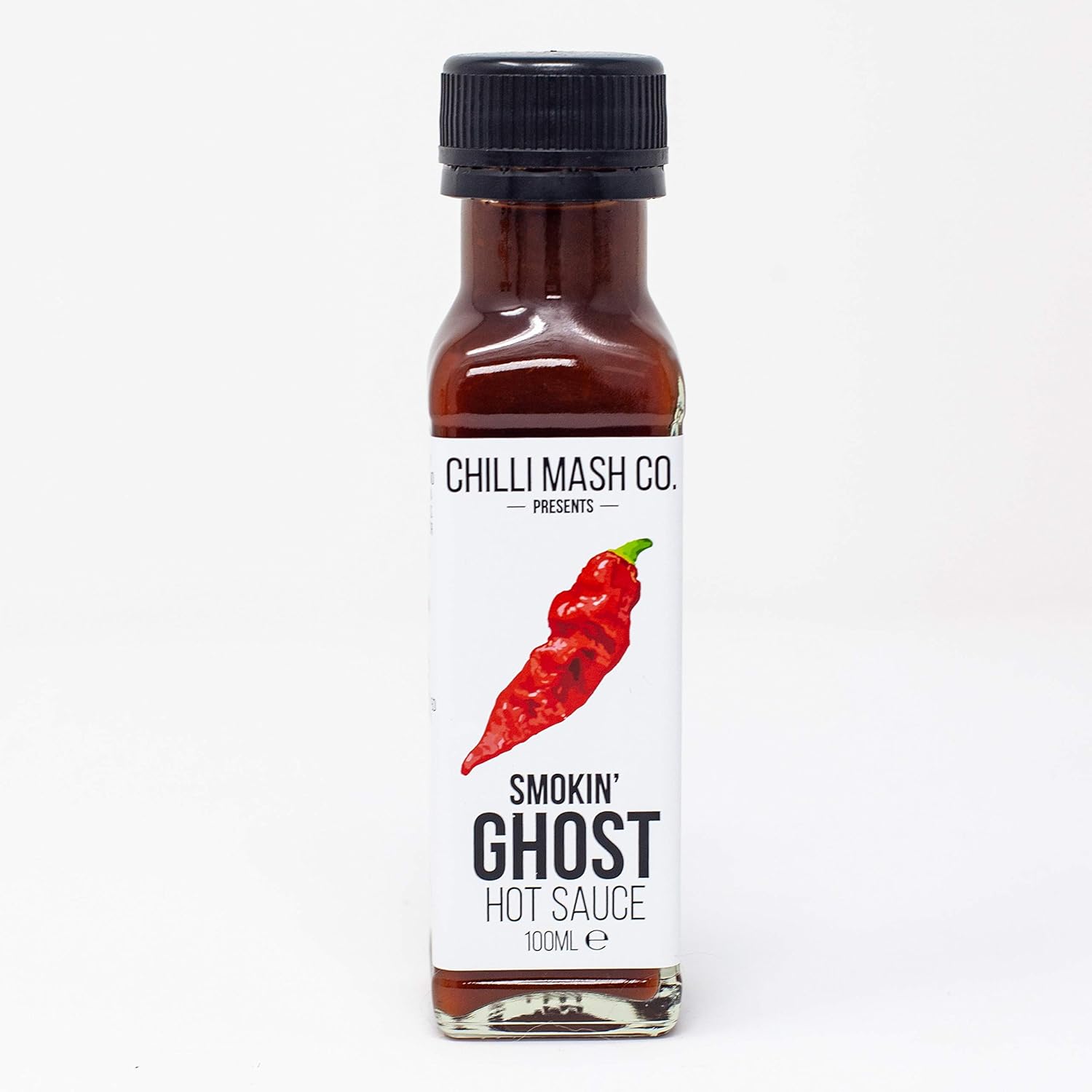 Smokey Ghost Chilli Hot Sauce Chilli Mash Company Ltd 100ml The Chilli Heads Answer To Bbq Sauce Amazon Co Uk Grocery