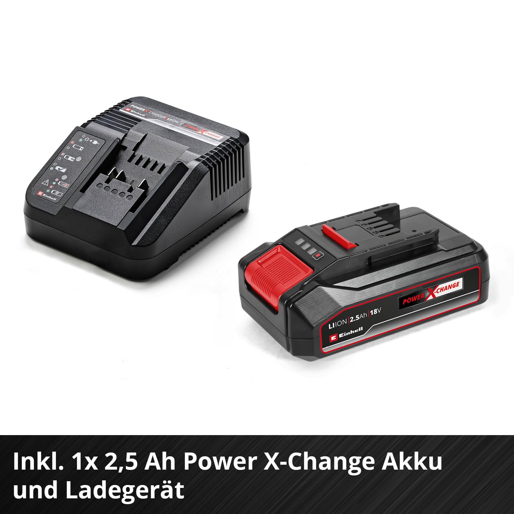 Einhell Akku-Schlagbohrschrauber TE-CD 18/44 Li-i (1x2,5Ah) Power X-Change (18 V, 44 Nm, Schlagbohrfunktion, 13 mm Metallbohrfutter, 2-Gang, inkl. 2,5 Ah Akku & Ladegerät) 5