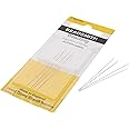 The Beadsmith English Beading Needles, Size 15, 4 Needles per Card, Made in England, Use for Loom Weaving Beadwork, Off-Loom Stitching and Jewelry Making with Seed Beads