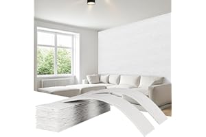 Thin Brick Veneer, 8.5" x 2.3“ Faux Brick, Wall Tile for Bedroom, Bathroom, Kitchen,Interior and Exterior Wall, Supplied by J