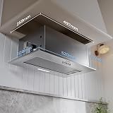 COMFEE' Integrated Cooker Hood 52cm Stainless Steel 400m³/h view 2