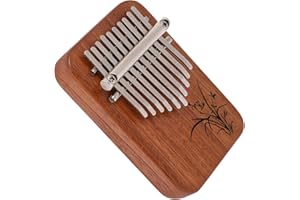 Zerodeko Mini Kalimba Thumb Piano Portable Mbira for Beginners Compact Lightweight Musical and Stage Prop