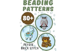 80+ Seed Bead Weaving Patterns in Peyote or Brick Stitch - Bead loom patterns: Animals, Christmas, Quotes, Charms, Easter, St