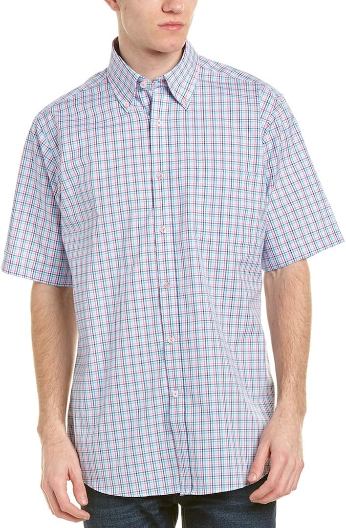 Forsyth of Canada Classic Fit NonIron Short Sleeve Multi Check Sport
