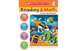 Scholastic Pre-K Reading & Math Jumbo Workbook