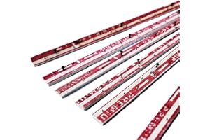 ifish 6PCS Carpet Tack Strips with Nails, for Tufting Frame Concrete Floor Rug Gripper Adhesive Installation Helper