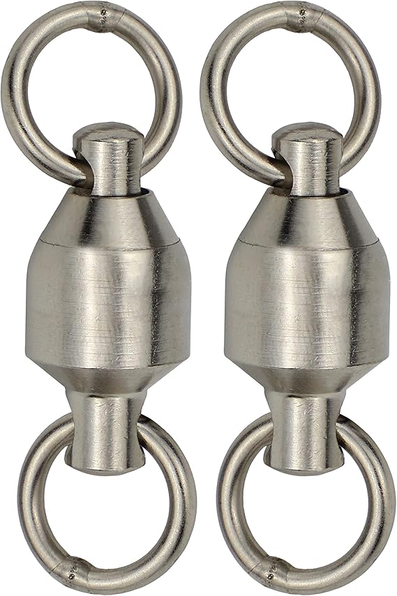 Facikono Saltwater Ball Bearing Swivels, Heavy Duty Fishing Snap