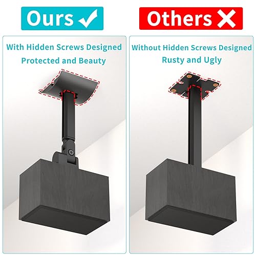 tiebutie Speaker Wall Mount for Klipsch R-40M, HDT-600; Adjustable - Main Image