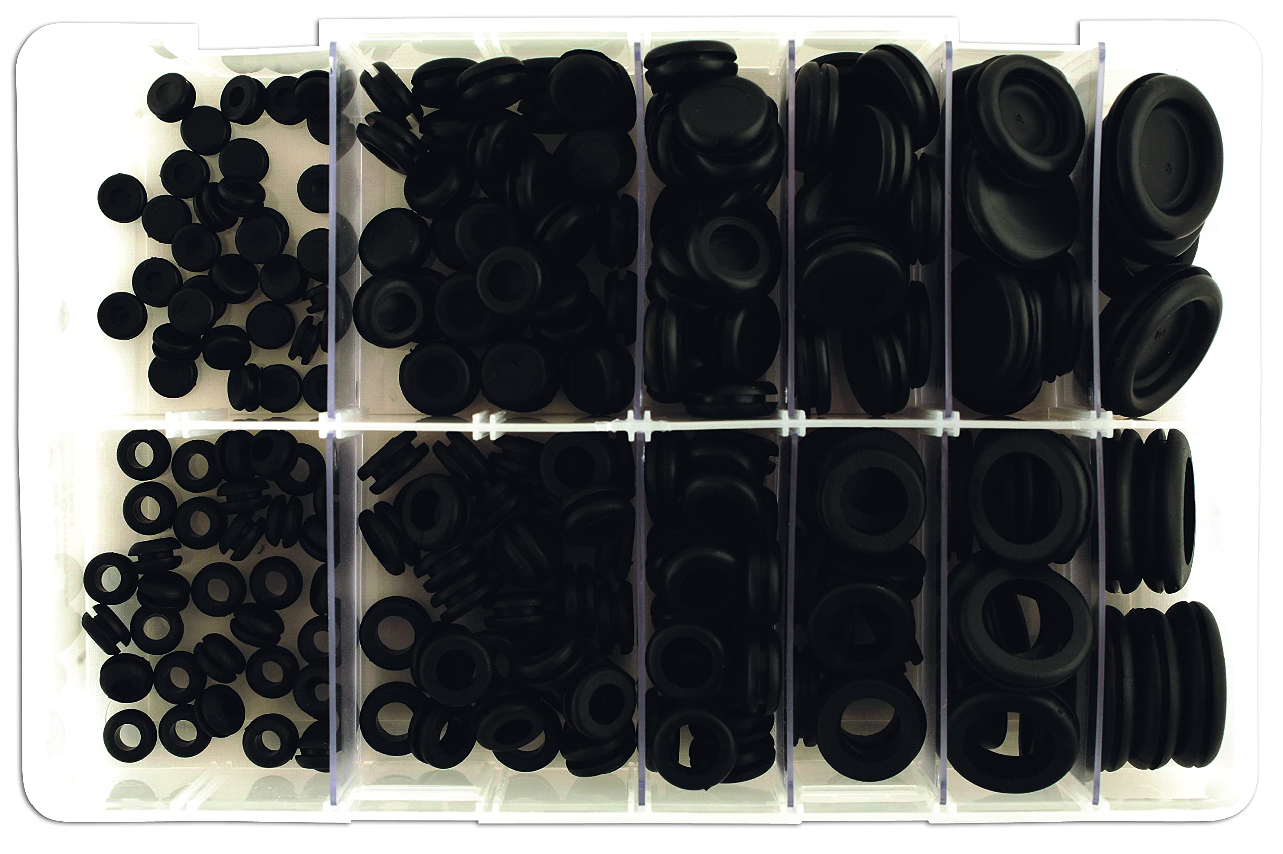 Connect 31883 Assorted Wiring & Blanking Grommets Box 240pc