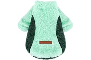 WANSOMMY Dog Sweaters for Small Dogs, Fall Winter Puppy Clothes, Chihuahua Yorkie Sweater, Fleece Cute Tiny Dog Clothes,Pet Cat Clothes Outfit XXS Dog Sweater (X-Small)