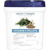 SmartEquine Smart &amp; Simple Vitamin E Pellets, 3.7 lb, 112 Servings | Horse Supplement Pellets | Vitamin E for Horses | Immune Support | Pellet Form for Easy Feeding