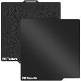 PEI Build Plate for Bambu Lab X2D/P2S/P1S/A1/P1P/X1C/X1/X1E 3D Printers | 257x257mm Double Sided Smooth&amp;Textured Heated Bed,Spring Steel Sheet,High-Adhesion Removable Flexible Printing Surface-1PCS