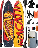 NACATIN 12ft Large Inflatable Stand Up Paddle Board 36 Wide with Seat