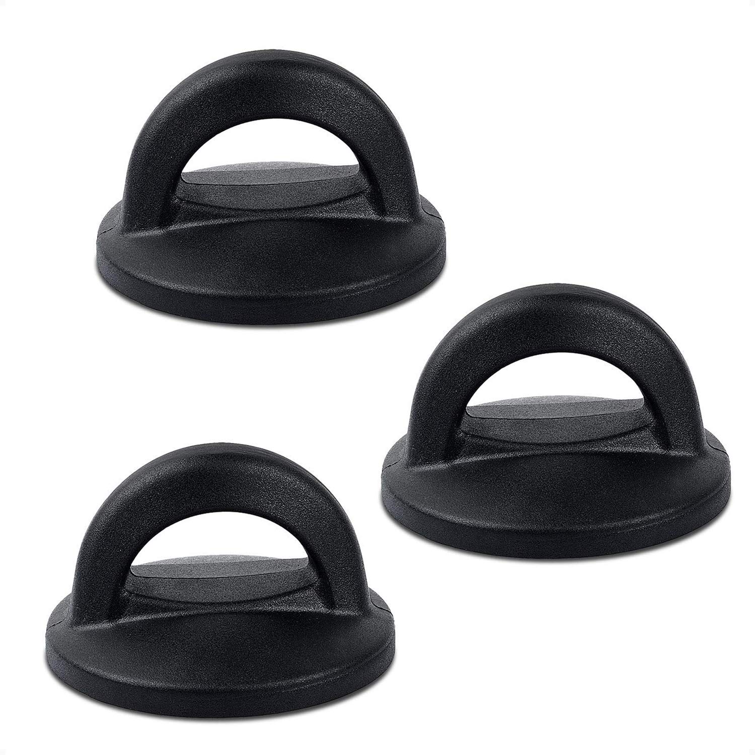 Caldimore Universal Pot Lid Replacement Knob (Black - 3 pieces)