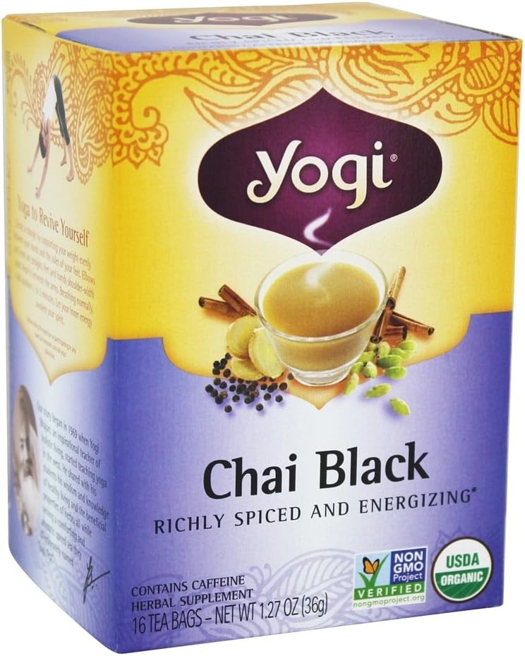 YOGI TEA,OG3,BLACK CHAI, 16 BAG Health & Personal Care