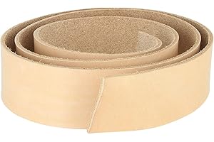 BELTS.COM 3" Wide Belt Strap Heavy Weight Natural Cowhide Leather Strips Leather Craft