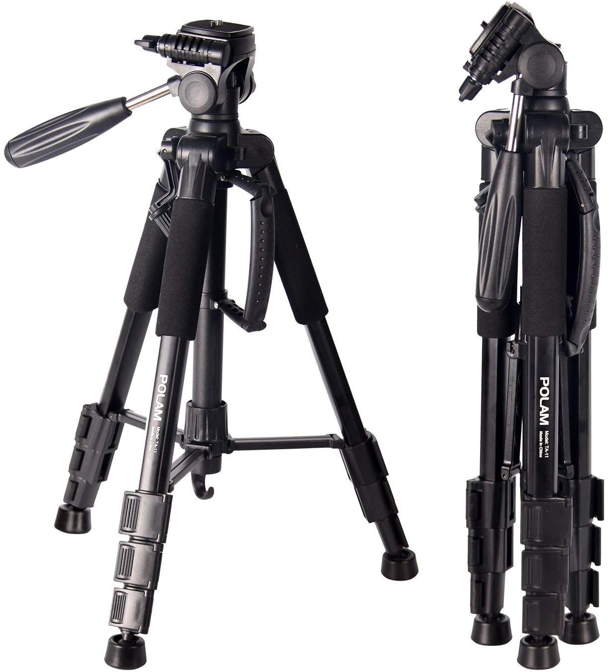 Borsa Imbottita Per Treppiede - Custodia Protettiva Per Treppiedi 53-89 Cm, Nera - Foto 5