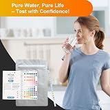 SULIVES 50 Water Test Strips for Drinking Water pH Hardness Chlorine Lead Iron view 5