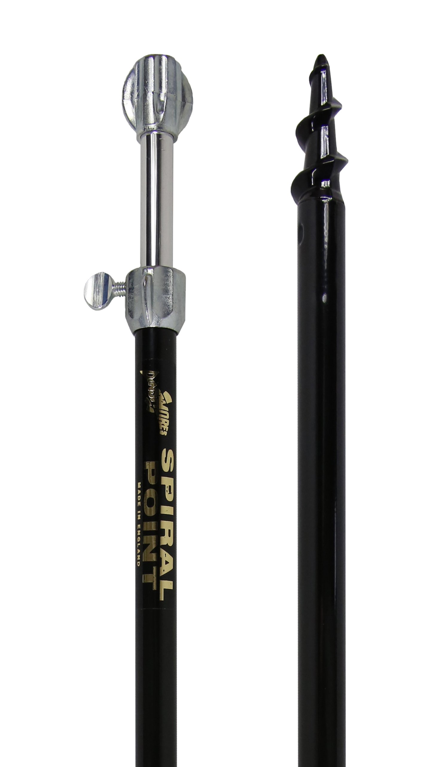 Dinsmores Spiral Point Extendable Bank Stick - Black, 24 Inch