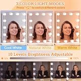 Akynite Vanity Mirror Lights USB with Adapter 3 Colours 10 Brightness 14 LEDs view 3