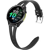 Compatible with Garmin Forerunner 970 bands, Quick Release Slim Vintage Leather Strap Replacement Compatible with Garmin Forerunner 970