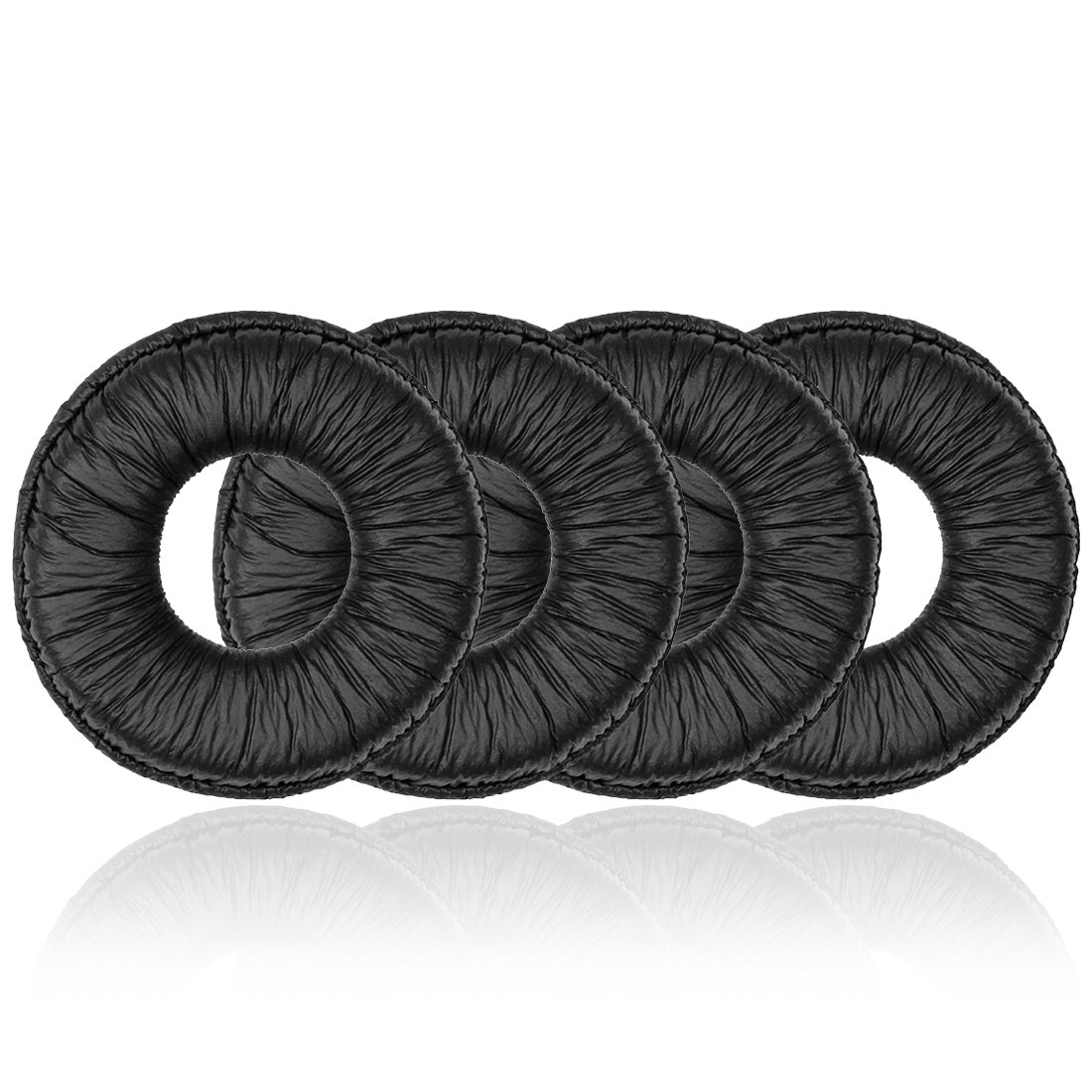 Geekria 2 Pairs Replacement Ear Pads Compatible with Sony MDR-V150, V200, V250, V300, V400, ZX300 Headphones Ear Cushions, Repair Parts (Black)