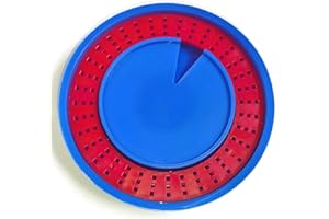 ZAVHOZ Bees Feeding Bowl Bee Feeder Hive Water Drinker Sugar Syrup Drinking Dispenser Tool Plastic Mesh Dish Beehive Apiary Accessory Beekeeping Honey Production (Blue)