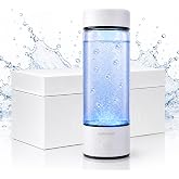 Hydrohealth Hydrogen Water Bottle for kidney health | 1600PPB SPE/PEM Tech | For Kidney, Liver, Heart &amp; Gut Health, 1600PPB with Advanced SPE/PEM Technology Filter, Rechargeable &amp; Portable
