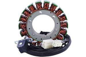 RMSTATOR Replacement for Generator Stator Yamaha V Star 650 Custom/Sliverado/Classic/Midnight Custom 2004-2016 | OEM# 5SC-81410-00-00 / 5SC-81410-02-00 / 5SC-81410-03-00 | Vstar XVS650