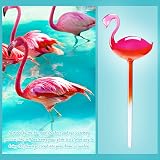 NiHome Flamingo Self-Watering Bulb 2-Pack 10.2in Glass Waterer Garden view 2