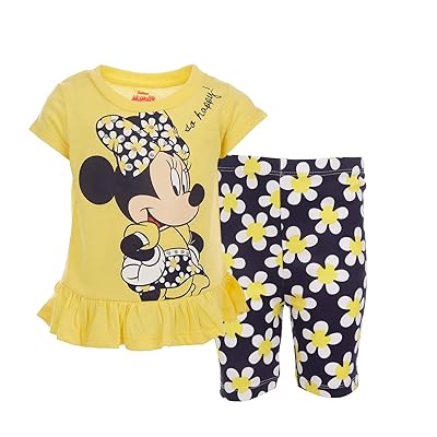 Disney Minnie Mouse Girls T-Shirt and Shorts Set