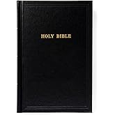 KJV Pew Bible, Black Hardcover, Red Letter, Pure Cambridge Text, Durable Cover, Sewn Binding, Full-Color Maps, Easy-to-Read B