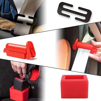 booster seat buckle holder