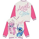 Disney Stitch Jacket For Girls | Lilo And Stitch Girls Jacket | Angel Varsity Jacket