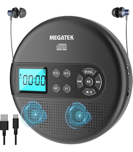 Amazon.com: Sony DEJ017CK Walkman Portable CD Player w/ Car