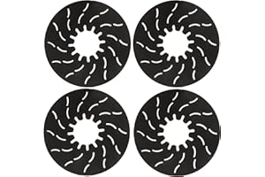 FLEXHITCH 4 pcs 5th Wheel Hitch Lube Plate, 10 Inch Round Suitable for Kingpin Series Products for Reduce Friction, Extends C