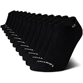 Calvin Klein Mens Liner Socks - 12 Pack Lightweight Performance Non Slip No Show Socks for Men - Athletic Shoe Sock Liners