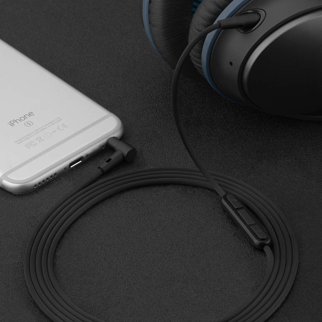 Cavi di estensione Soundtrue around-ear II computer cavo/cavo audio con  microfono e controllo del volume funziona con Apple Geekria cavo audio per cuffie  BOSE QuietComfort QC35 QC25 iOS Android nero urban-earth.co.uk