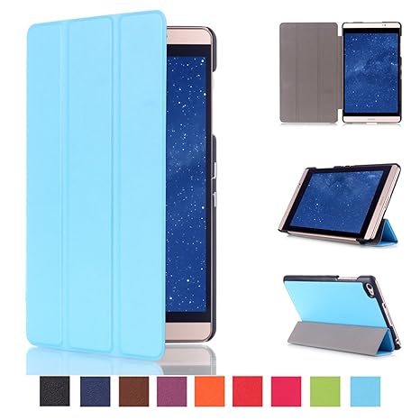 Hülle HUAWEI MediaPad M2 8.0 801W 803L, LOOCOO PU Leder Wallet Case Folio Schutzhülle Tasche Hülle Handytasche Etui Schale Ba