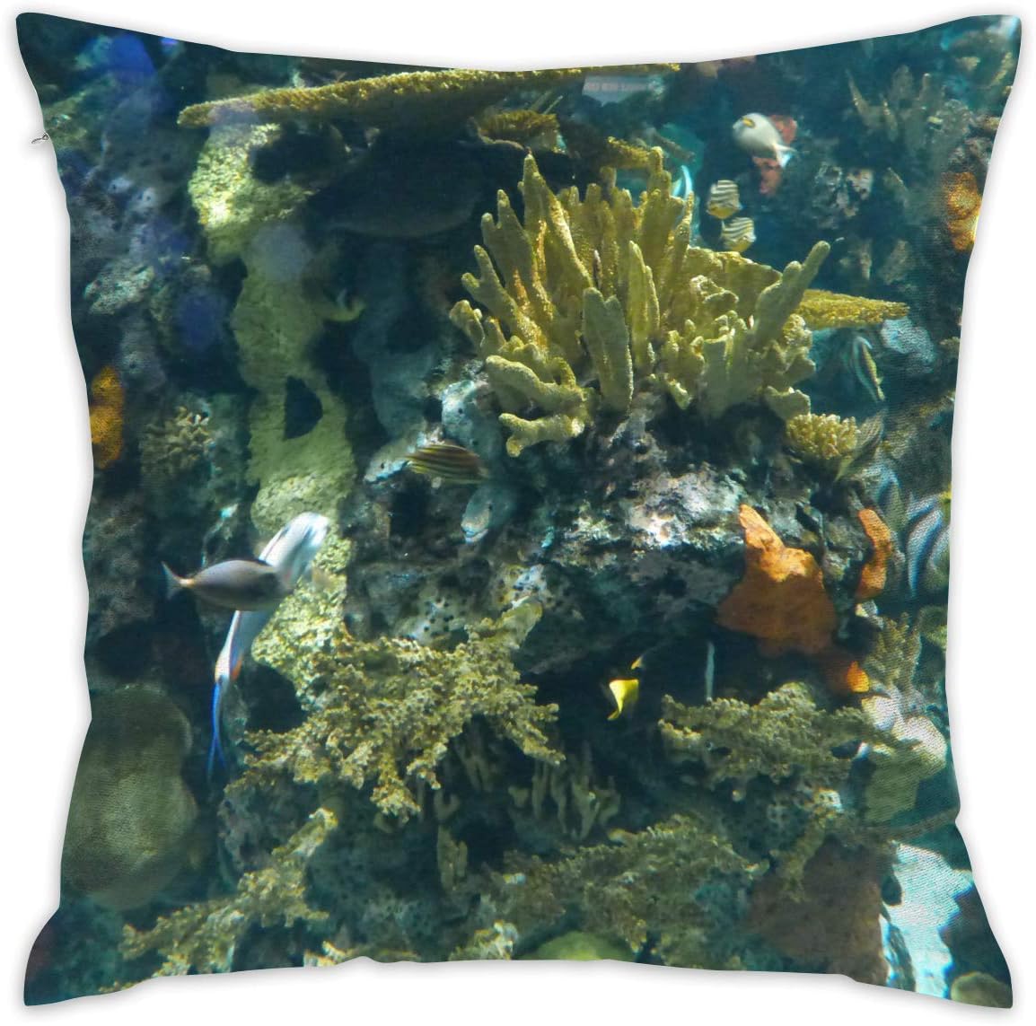 Amazon Com Trk Kwqdf Artificial Coral Reef Beach Throw Pillows