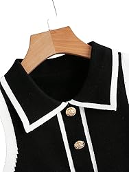 Verdusa Women's Button Down Old Money Striped