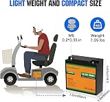 ECO-WORTHY 12V 30Ah LiFePO4 Battery Rechargeable Deep Cycle 4000+ Cycles view 3