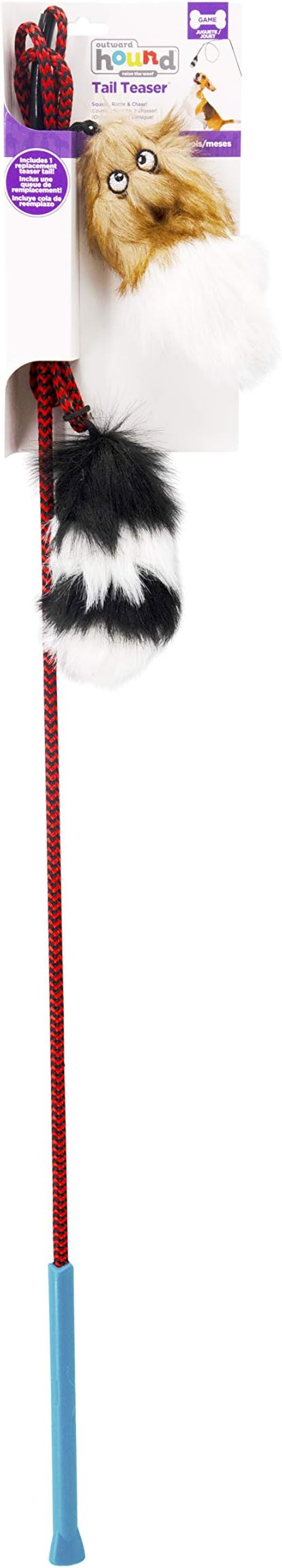 outward hound tail teaser dog flirt pole toy