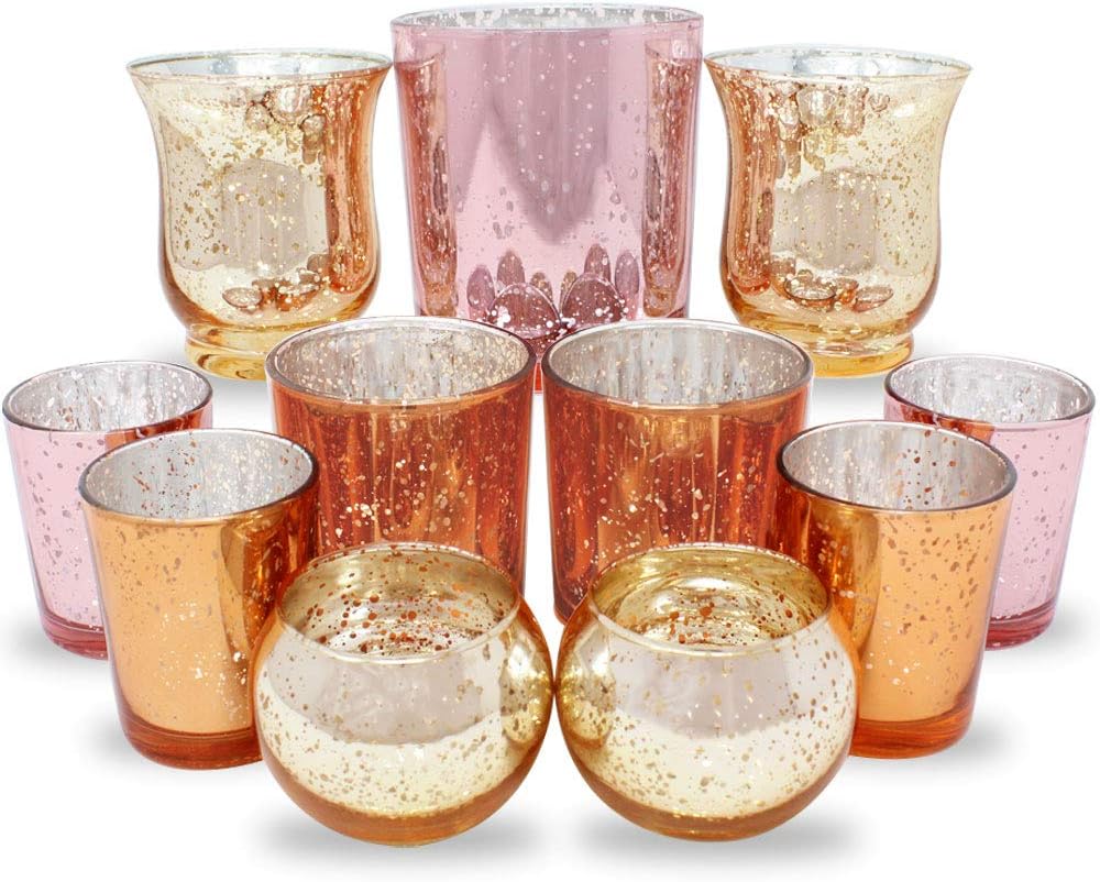 Color Canadian Shield Just Artifacts 11pc Mixed Metals Mercury Glass