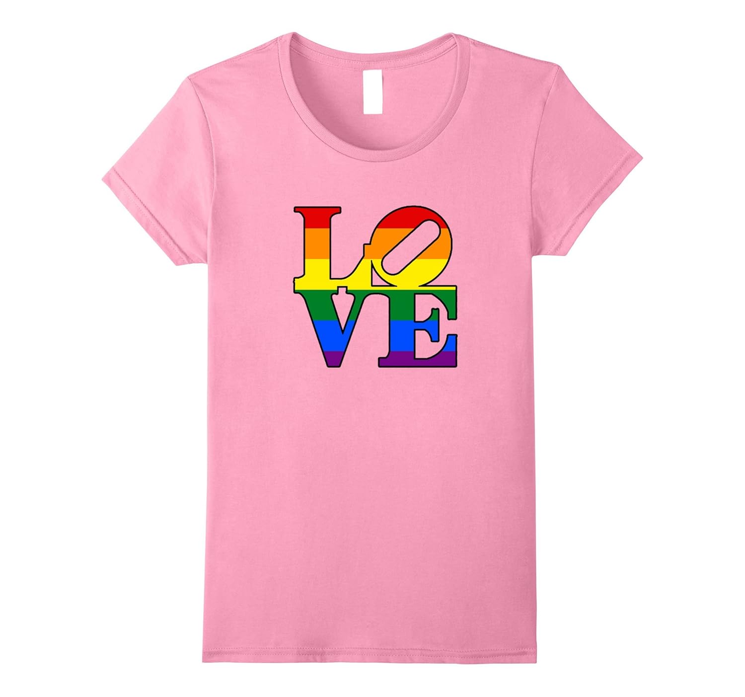 LGBT Rainbow Love Tshirt Gay Pride Clothing Gay Rainbow4LVS