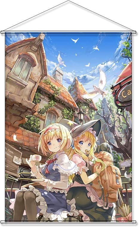 Amazon Co Jp Nijigen Club タペストリー 東方project 東方プロジェクト アリス マーガトロイド Alice Margatroid 霧雨 魔理沙 きりさめ まりさ ポスター 掛ける絵 巻物 軸物 アニメ 漫画 可愛い アニメ おしゃれ 萌え カスタム可能 90cmx60cm ホビー 通販