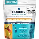 Liquid I.V. - Hydration Multiplier Electrolyte Drink Mix for Everyday - Hydration with Mango Pineapple flavour and Zero Sugar