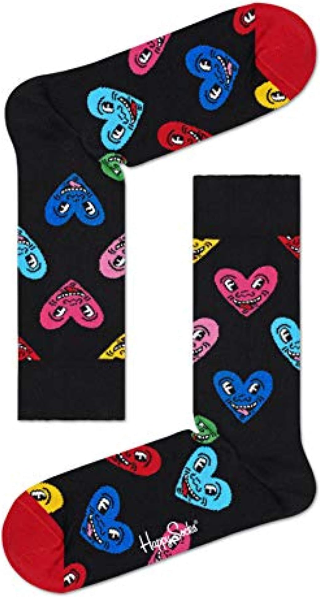 Happy Socks Keith Haring All Over Sock 2-Pack