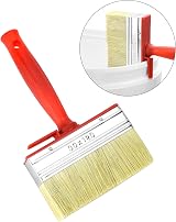 QWORK 3 Pack Paint Brush Set 30x120mm Pig Bristle Fence Deck Shed Outdoor view 3