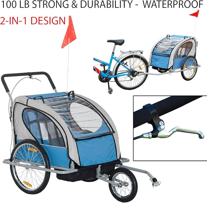 bike trailer 200 lbs